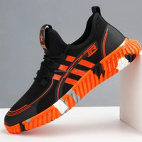 Prix bas Henan personnalisé maille respirant léger faible quantité minimale de commande en Stock chaussures de sport en gros hommes chaussures de course chaussures pour hommes
