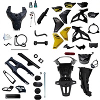 Wuji DS800X Guidon, Pivot de bras oscillant, Boîtier de chaîne, Garde-boue arrière, Protection de réservoir de carburant, Support de garniture, Pompe à carburant électronique, Conduite de carburant