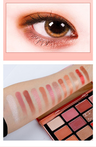 Custom Vendor 12 Colors Glitter Long Lasting Eye Shadow Matte Shimmer Make up Cosmetics Highly Pigmented <strong>Pink</strong> <strong>Eyeshadow</strong> Palette - Product Image 4