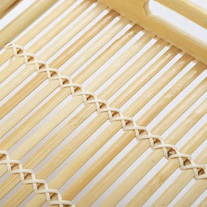 Bamboo <b>Tray</b> Snack Basket 668 Bamboo Woven Tea <b>Tray</b> <b>BBQ</b> Plate For Home And Supermarket Display - Product Image 2