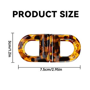 Pinces à cheveux et barrettes magnétiques à forte adhérence, emballage plastique personnalisé, 2-en-1, antidérapantes, pour femmes et filles - Product Image 2