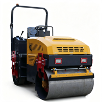 Compacteur routier à roues vibrantes à double tambour de 6 tonnes à vendre