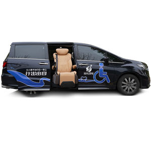 高級電気調節可能なレザーカーシートハンディキャップ付き車椅子利用者プログラム可能な回転リフト負荷修正カーシート - Product Image 1