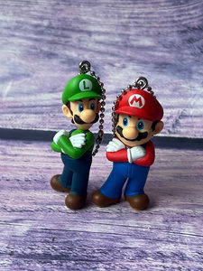 Auténtico Original Bann Daii Genuino para la Película de Marioo, Colgante de PVC de Marioo, <span class=keywords><strong>Luigi</strong></span>, <span class=keywords><strong>Yoshi</strong></span>, Toad, Caja Sorpresa, Llavero, Juguete de Moda - Product Image 4