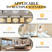 Accessoire de massage capillaire à circulation d'eau, style thaïlandais, pour lit de shampoing, ensemble d'accessoires spécialisés pour salons de coiffure et barbiers, avec coussin