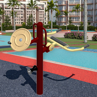Juego de equipos de fitness al aire libre de acero duradero para equipo de ejercicio de parque certificado TUV para adultos