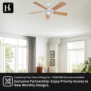 Ventilador de techo moderno C331, ventilador de techo blanco y negro con luz, ventilador con control remoto y luz, para sala de estar. - Product Image 5