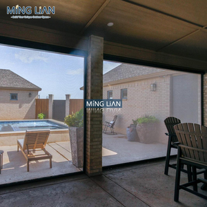 Nhà Máy Giá ngoài trời không thấm nước cơ giới con lăn Shades điện rõ ràng Bảng điều chỉnh mù - Product Image 1