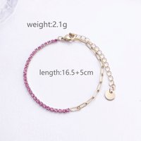 Pulseras de Cadena de Eslabones de Acero Inoxidable de Lujo, Estilo Indio, para Mujer, Chapadas en Oro Antiguo y Plata, Joyería para Fiestas y Bodas Br0073