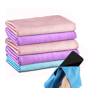 Stracci in rilievo con Logo personalizzato Ultra morbido di alta qualità che asciugano i vetri delle finestre per pulire i <span class=keywords><strong>panni</strong></span> in microfibra <span class=keywords><strong>sporchi</strong></span> - Product Image 2