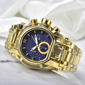 Montre sport à quartz pour homme 2026 avec grand cadran boussole, boîtier en alliage et bracelet en acier inoxydable - Product Image 3