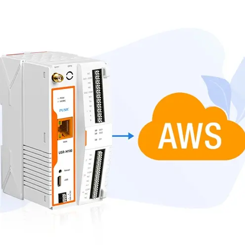 M100-EAU इंडस्ट्रियल इंटेलिजेंट IoT I/O गेटवे सपोर्ट MQTT मोडबस RTU से TCP 4G और ईथरनेट पोर्ट के साथ