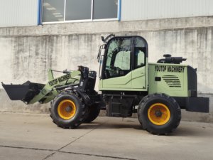 Cargadora de Ruedas Compacta 4x4 de 1.2 Toneladas con Cucharón de 0.6m³ para Uso Agrícola y de Construcción - Product Image 2