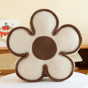 M Home Decoration Flower Shape Cushion Cute Pillow Daisy Plush <b>Chair</b> Cushion Throw Pillow for Bedroom Decor - Product Image 5