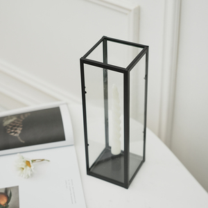 Tin Tưởng đơn giới-line ngoài trời đèn gió cao kim loại đèn lồng cho trang trí nội thất cho đám cưới nến Jar chủ - Product Image 3