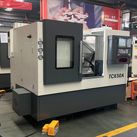Tour à tourelle CNC TCK50A durable de qualité industrielle avec tourelle motorisée à 12 postes pour le formage d'alliages – Fournisseur Fabricant