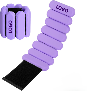 משקולות קרסול מסיליקון מתכווננות 1 ליברה 2 ליברה 4 ליברה משקולות לזרוע, רגל, שורש כף היד והקרסול - Product Image 4