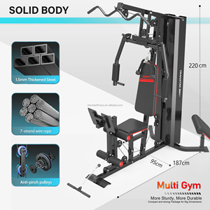 Indoor Multi Gym Fitness Equipment Multifunctional Home Gym Station with 50mm Square Tube for Chest Press Leg Extension - Product Image 2