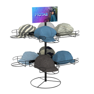 Présentoir rotatif pour casquettes de baseball et chapeaux – Support de présentation pour magasin de détail - Product Image 1