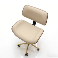 Chaise de salon de beauté, tabouret de technicien, chaise de bureau réglable pivotante pour manucure, structure métallique avec dossier, design moderne