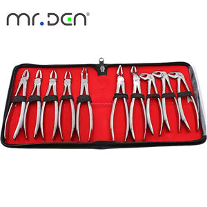 ชุดคีมถอนฟันสำหรับถอนฟันผู้ใหญ่วัสดุสิ้นเปลืองสำหรับการผ่าตัดฟันแบบสมบูรณ์วัสดุสิ้นเปลืองสำหรับถอนฟัน - Product Image 1