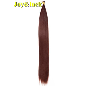 ผมถักเปียขายส่ง ผมตรงยาวสำหรับถักโครเชต์ ผมเปียนุ่มลื่นแบบเป็นมัด หลายสี ผมต่อสังเคราะห์ - Product Image 6