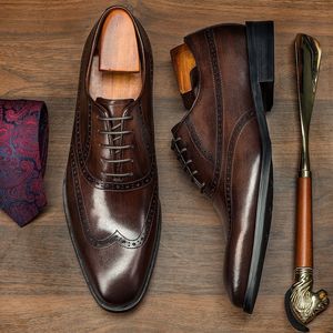 Luxurious Custom-Made Genuine Leather Slip-Resistant Business Casual Party Wedding Stylish Men's <b>Shoes</b> - Product Image 5