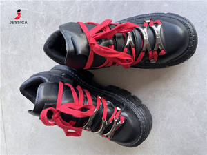 Q8338-2025 Trend PU Deri <span class=keywords><strong>Punk</strong></span> Ayakkabılar Kalın Platform Kadın Ayakkabıları Yüksek Tabanlı Ayakkabılar - Product Image 6