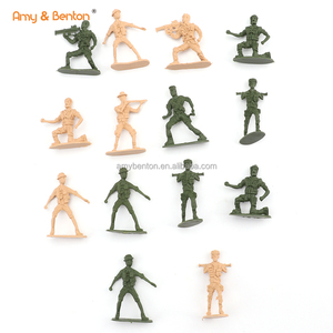 ของเล่นพลาสติกแบบคลาสสิกสำหรับผู้ชาย,หุ่น<span class=keywords><strong>ทหาร</strong></span>สีเหลือง/สีเขียวเข้มชุดของขวัญสำหรับเด็กจำนวน14ชิ้น - Product Image 1