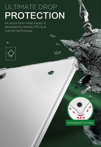 Quattro angoli <span class=keywords><strong>cover</strong></span> posteriori protettive <span class=keywords><strong>per</strong></span> <span class=keywords><strong>Samsung</strong></span> Tab <span class=keywords><strong>A8</strong></span> 10.5 TPU custodia protettiva <span class=keywords><strong>per</strong></span> Galaxy X200 X205 custodia trasparente - Product Image 2