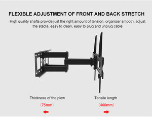 Vesa M65 Full Motion <strong>TV</strong> <strong>Bracket</strong> Wall Mount LCD <strong>Bracket</strong> for <strong>60</strong> <strong>Inch</strong> <strong>TV</strong> Product Category <strong>TV</strong> Mounts &amp; Carts - Product Image 4