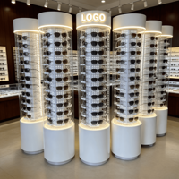 Présentoir rotatif pour lunettes, support de sol pour lunettes de soleil, présentoir de lunettes pour magasin d'optique