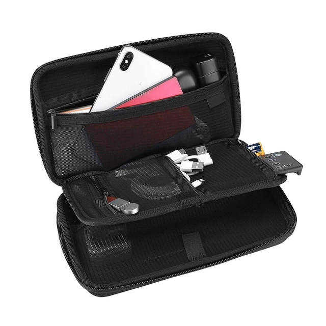 Custom Travel Hard Storage Organizer Electronics Accessories Case EVA Cable Organizer Bag EVA