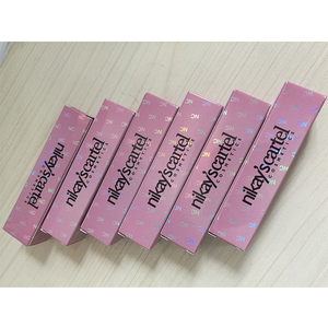 Tùy Chỉnh Giấy Son Môi Bao Bì Hộp Cho Son Môi Bao Bì Hộp Màu Hồng Với Biểu Tượng Ba Chiều Cho 5Mg Ống - Product Image 3