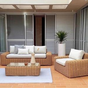 Ensemble de meubles de patio personnalisables résistant aux intempéries, en rotin imperméable, meubles de jardin en rotin, meubles d'extérieur en aluminium - Product Image 6