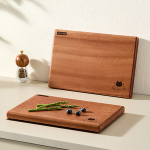 Ebony Wood Cutting Board Rectangle Anti Bacterial Anti Mold Durable Kitchen Use For Meat And Vegetables Household - Product Image 1