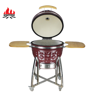 24 Inch Ceramic Smoker Kamado Auplex  BBQ Grill Large kamado Cermico Japons Kamado Supply with  Ash Removal <span class=keywords><strong>Pan</strong></span> - Product Image 5