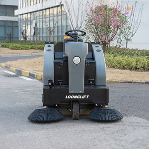 Everlift Ride on <b>Floor</b> Sweeper Machine 1250mm <b>Cleaning</b> Width 6800㎡ H High Efficiency for Warehouse Factory - Product Image 4