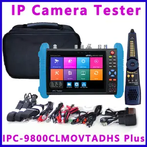 Testeur de caméra Ipc-9800movtadhs Rj45 Ip Test Ipc 9800 testeur de moniteur Cctv câble Coaxial Tdr moniteur de Test Cftv testeur de caméra Poe