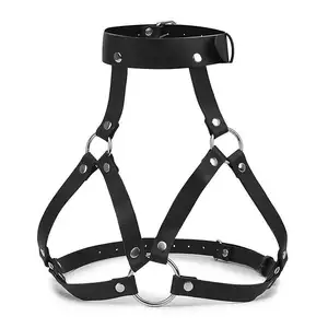 Leather Underwear Tied Adult Bondage SM Wear Show Female Clothes Restraints