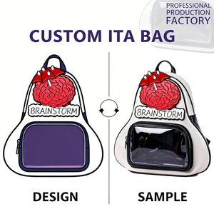 Wholesale Custom Ita Bag <b>Backpack</b> <b>Clear</b> Heart Window Crossbody Women's Shoulder Bags Designer Handbags Famous Brands - Product Image 4