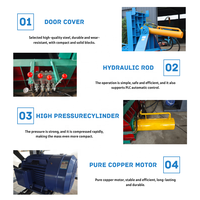 Presse à balles haute densité pour métaux ferreux et cuivre, presse hydraulique horizontale pour réduire les coûts de transport logistique