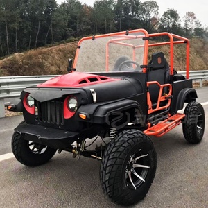 Jeep UTV tout-terrain 4x4 à essence 350cc, très vendu, avec châssis tubulaire en acier et freins à disque hydrauliques pour adultes - Product Image 2