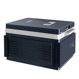Réfrigérateurs de voiture 12v/24v/220v Prêt pour l'expédition Privé 12L Camping Accessoires Centre Consele Portable Compresseur Réfrigérateur de voiture - Product Image 1