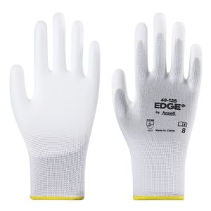 Edge By Ansell 48-125 ถุงมือทำงานเคลือบพียู ไซส์ 8 ป้องกันไฟฟ้าสถิตย์ ใช้งานทั่วไป ระบายอากาศได้ดี ทนทาน - Product Image 1