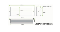 Controlador LED de Alta Potencia de 800W, 24V 48V 54V, IP67, Fuente de Alimentación LED Impermeable de 12v