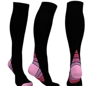 Weekend Peninsula Crew Set 2 Pares de <span class=keywords><strong>Calcetines</strong></span> de Compresión Tejidos para Hombre y Mujer, para Correr, Deportes, Ciclismo, Viajes en Avión, Maternidad y Embarazo - Product Image 5