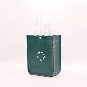 Bolsas de Compras Reutilizables Ecológicas Lulu con Esquinas Redondeadas Personalizadas, Bolsas de Tela No Tejida con Logotipo Impreso - Product Image 1
