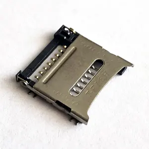 Factory Direct Supply T-Flash Card Connector Hing Type 6Pin Height 1.6mm