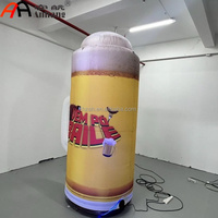 Gobelet à bière gonflable géant personnalisé pour les festivals de musique, la publicité sur scène, les événements promotionnels, la décoration